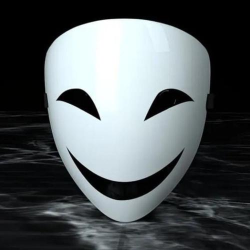 Cosplay smiley mask